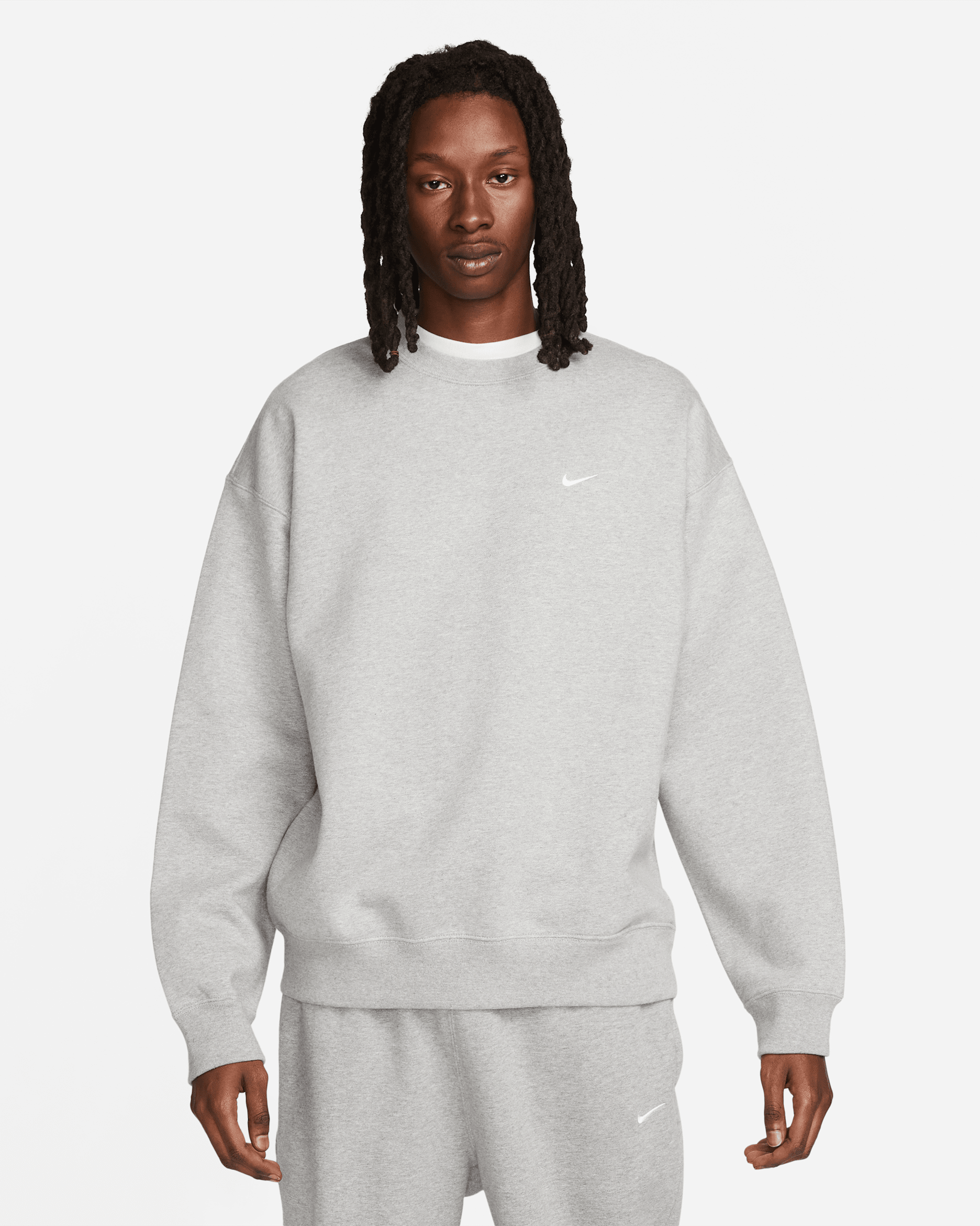 Nike Solo Swoosh Men's Fleece Crew. Nike.com